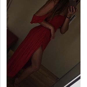 • red dress •